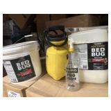 1 set of 4 pcs , bed bug killer 5 gallons +
