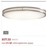 6 pcs EnviroLite LED 32.3 inch Brushed Nickel