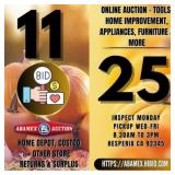 Next auction date Nov 25th 1st item sells at 10AM