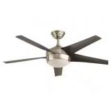 3 pcs new Windward 52 in. LED Brushed Nickel