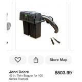 (1) John Deere 42 in. Twin Bagger for 100 Series