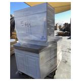 5 pcs white kitchen cabinets