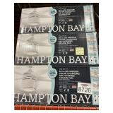 3 ceiling fans 48 inch color white with air filter