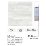 381 sq ft Park Creek Pine 22 MIL x 8.7 in. W x 4