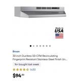 2 range hoods Broan and winflo