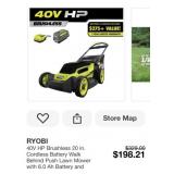 2 pcs battery and charger included 20 in.