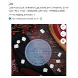 31 boxes of 1000 pcs Dart Plastic Lids for Foam