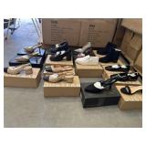 19 pcs assorted shoes by just fab and shoedazzle