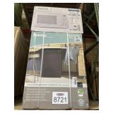 Mini fridge + microwave