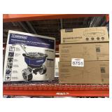 Mix (3) ceiling fans + salt ice spreader