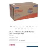 5 cases of 24 pks - Wypall L10 Utility