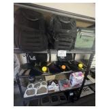 Assorted Items Content on Shelf