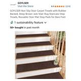 20 Boxes GOYLSER Non Slip Stair Carpet Treads
