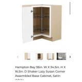 4 pcs Hampton Bay 36in. W X 34.5in. H X 16.5in. D