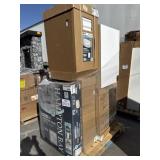 5 kitchen cabinets mix sizes color white