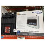 Lot of 2 pcs , rolling box + natural gas heater