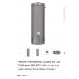 (1) Rheem Professional Classic 50 Gal. Tall