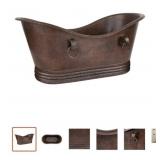 (1) Premier Copper Products 72" Hammered Copper