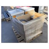 Lot of 4 small vanityï¿½s (2) missing top