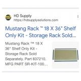 10 pcs Mustang Rack ï¿½ 18 X 36" Shelf Only Kit -
