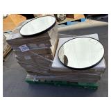 12 pcs round mirrors  20 and 24 inches