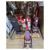 Lot of 7 vacuums and carpet cleaners mix