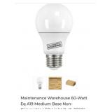 30 cases of 24 pcs Maintenance Warehouse 60-Watt