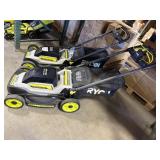 Lot of 2 cordless lawnmowers ( no batteries or