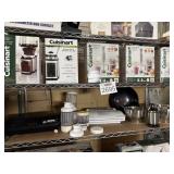 Assorted kitchen items contents on the shelf