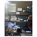 Assorted Items Content on Shelf