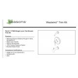 12 Pcs Seasons Part #: 117005-Single Lever