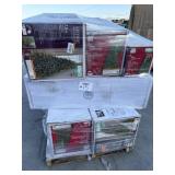 9 pcs Mix Christmas trees and more contents on the