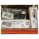 3 Pc Assorted Glacier Bay Kitchen Sinks
