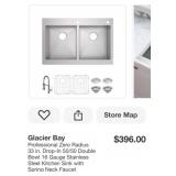 1 Pc Glacier Bay Professional Zero Radius 33 in.