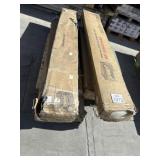 2  pcs bunk beds gray and white