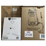 1 Backpack Sprayer with 4 extra Switch Tanks