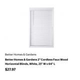 28 pcs Better Homes & Gardens 2" Cordless Faux