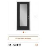1 pc 1 pc Masonite Fiberglass Entry Door Inswing