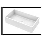 1 pc Fireclay 33 in. Single Bowl Apron-Front