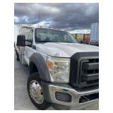 2014 Ford F-550 flat bed truck