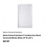 26 pcs Better Homes & Gardens 2" Cordless Faux