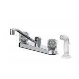 12 pcs Two Handle Kitchen Faucet, With Spray,