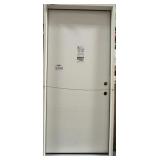 1 pc Steves & Sons fiberglass door, wood edge,