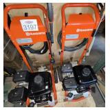2 pcs Husqvarna 3200 PSI Gas Pressure Washer