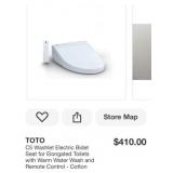 1 pc TOTO C5 Washlet Electric Bidet Seat for
