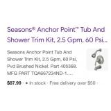12 Pcs Seasonsï¿½ Anchor Point Tub And Shower