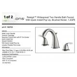 6 pcs Raleighï¿½ Widespread Two Handle Bath F