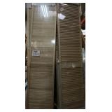 7 pcs Louvered Shutters with bi-fold design for