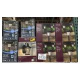 8 pcs Assorted Pathway Lights and Wall Lantern