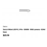 20 pcs Satco 9 Watt LED PL 2-Pin - 5000K - 900